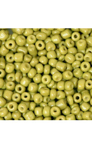 Seed beads 8/0 (3mm) Origano green